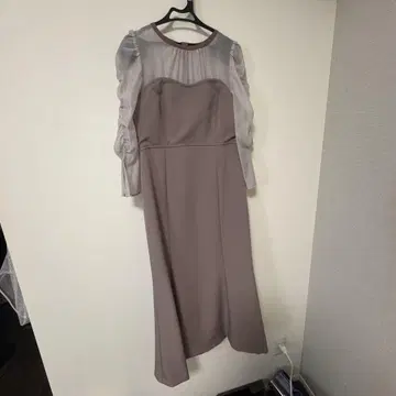스모킹 디자인 롱 드레스