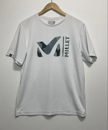 MILLET(밀레) S/S TEE 로고 프린트 티셔츠 XL 사이즈