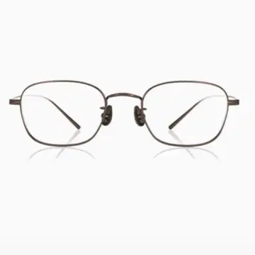 JINS Classic ALL titanium 안경 다크 브라운