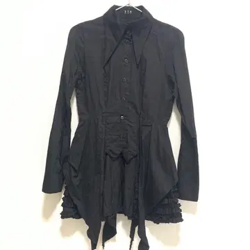 black peace now BPN 비대칭 블랙 블라우스