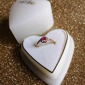 쥬얼리 츠츠미 k10 레드 반지