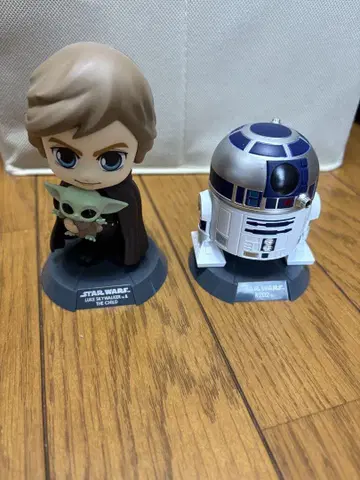 스타 워즈 코스 베이비 만다로리안 루크 R2D2 피규어