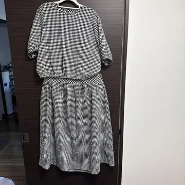 깅엄 체크 셋업