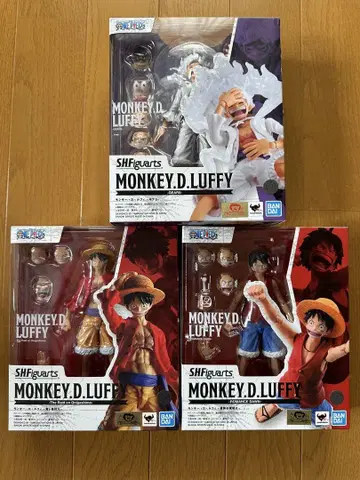 SHFiguarts 몽키 D. 루피 3개 세트
