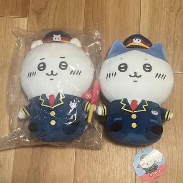 치이카와 (먼작귀) 역무원 봉제 인형 S 치이카와, 하치와레 세트