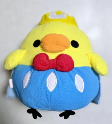 제일복권 리락쿠마 5주년 봉제 인형 키이로이토리 킹 왕관