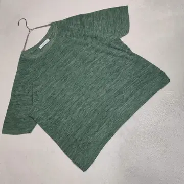 고품질 green label relaxing T셔츠 코튼&린넨 그린 L