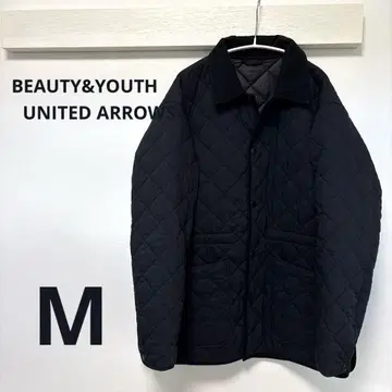 BEAUTY&YOUTH 퀼트 벌룬 블루종 새상품급