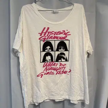 Hysteric Glamour 그래픽 T셔츠 프리 사이즈