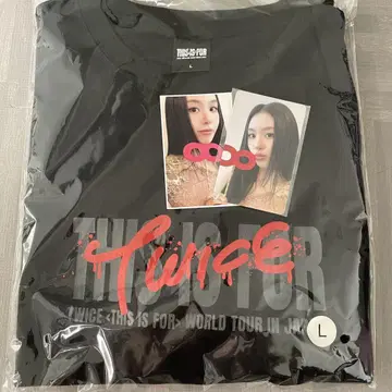 TWICE 팝업 라이브 티셔츠 채영 L 사이즈