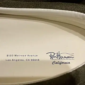 Ron Herman 다크 그린 슬립온