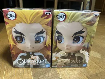 Qposket 렌고쿠 쿄쥬로 피규어 2종 세트 귀멸의 칼날