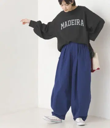 OMNES 덤프 벌룬 이지 팬츠 M 블루 서커스