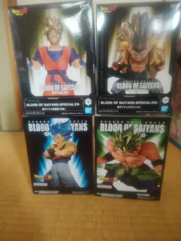 드래곤볼 BLOOD OF SAIYANS 피규어 세트