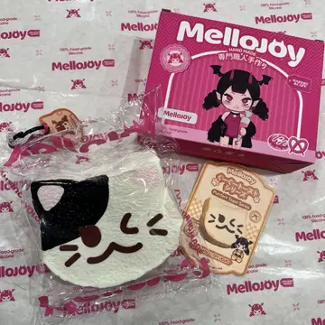 mellojoy 스퀴즈 구-구 토스트 시리즈 냥코족 턱시도 고양이