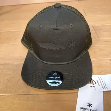 스노우피크 Flat Mesh Cap One Olive