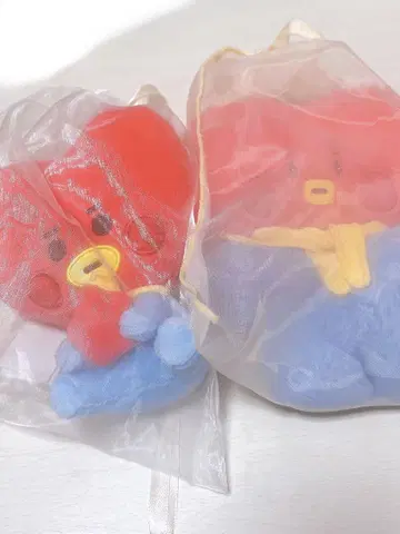 봉제 인형 2개 세트 BT21 TATA bts