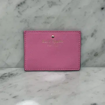 새상품 미사용 kate spade 케이트 스페이드 카드 케이스 핑크 가죽