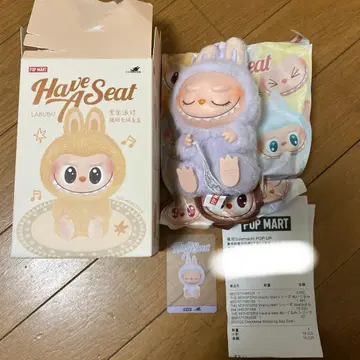 정품 LABUBU Have A Seat ZIZI 라부부 팝마트