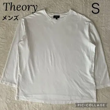 Theory 띠어리 남성용 긴팔 티셔츠 컷소 S 화이트 화이트