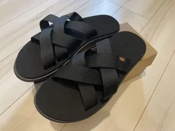 teva Voya Slide 샌들 블랙 27cm