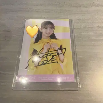 이코러브 타키와키 쇼 친필 사인 브로마이드 코멘트 있음 츄
