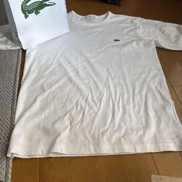 Lacoste 화이트 티셔츠 반팔