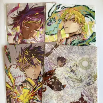 D.Gray-man 점프SQ.RISE 부록 클리어 파일 4세트