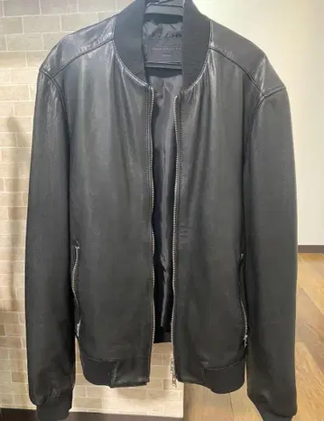 ALLSAINTS 블랙 가죽 자켓 S NIKO BOMBER
