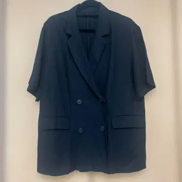 relume 네이비 더블 브레스트 자켓