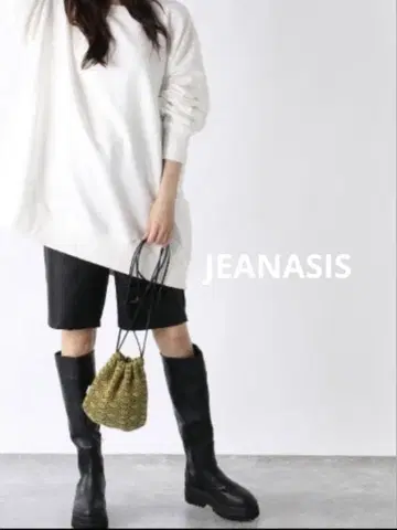 새상품 JEANASIS BIG 실루엣 우라케 PO 화이트