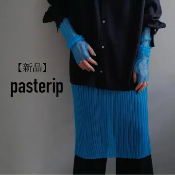 새상품 Pasterip 파슬리 시어 스커트 글러브 세트 블루