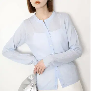 SLOBE IENA 스카이블루 긴팔 가디건