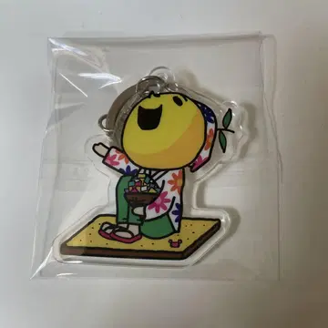 유즈 도감 가챠 꽃 피는 유즈타로 아크릴 키링