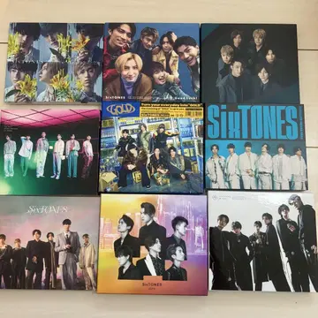 SixTONES 앨범 9장 세트 + 클리어 파일