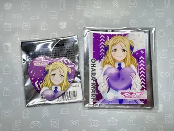 러브라이브! 선샤인 도쿄역 이치방가이 캔뱃지 아크릴 카드 오하라 마리