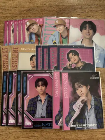 FANTASTICS 사와모토 나츠키 트레이딩 카드 모음