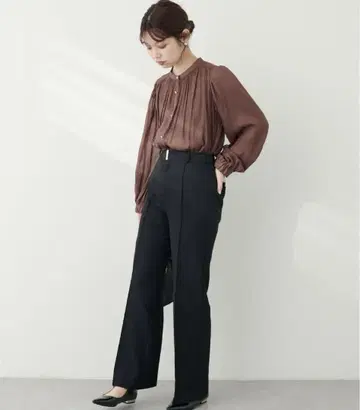 내추럴 꾸뛰르 팬츠 BLACK S 사이즈