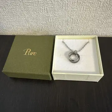 Pure 스테인리스 스틸 3중 레이어드 목걸이