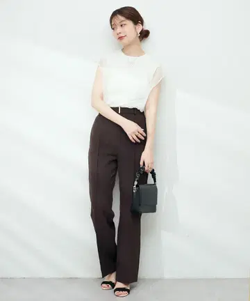 내추럴 꾸뛰르 팬츠 brown S 사이즈