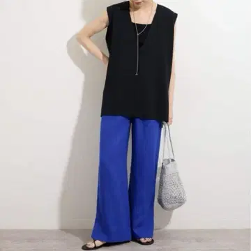 JOURNAL STANDARD relume 린넨 슬릿 이지 팬츠