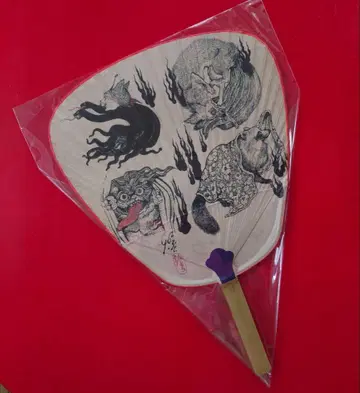 히구치 유코 씨 보리스 잡화점 부채 여우 요괴 미사용