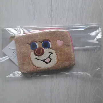 새상품 페이러 드업 테디 걸 L자 파우치