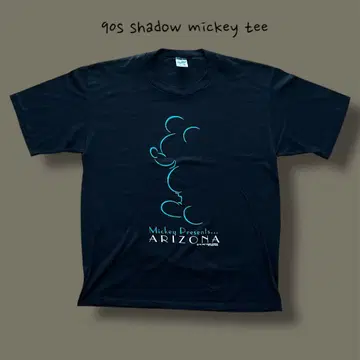 90s shadow mickey tee 반팔 티셔츠 미키