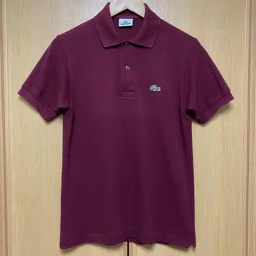 LACOSTE 피케 셔츠 L1212 보르도