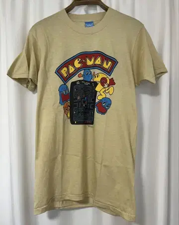 80년대 팩맨 티셔츠 PAC MAN vintage