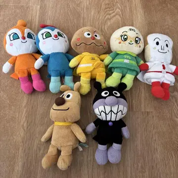 호빵맨 봉제 인형 세트