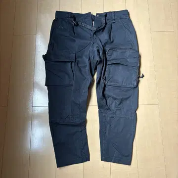 카고 팬츠 L 사이즈 블랙 다크 그레이