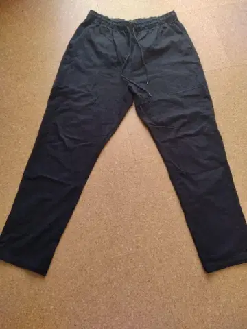 블랙 조거 팬츠 허리 70cm