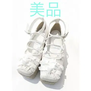 ribbon ballet 주트 웨지 샌들